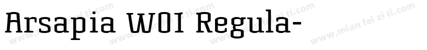 Arsapia W01 Regula字体转换